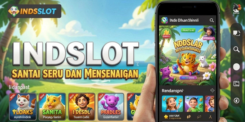 Tangkapan layar gameplay INDSLOT yang penuh warna dan seru.