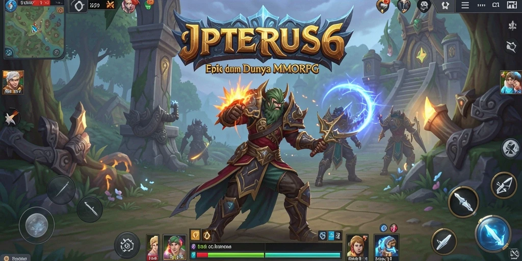 Gameplay epik JPTERUS66 dalam dunia fantasi yang menakjubkan.