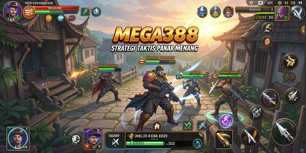 Tampilan gameplay strategis yang mendebarkan di MEGA388.