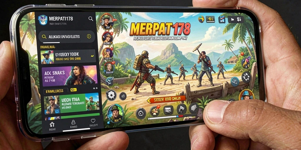 Tampilan antarmuka pengguna aplikasi MERPATI178 yang praktis dan fungsional.