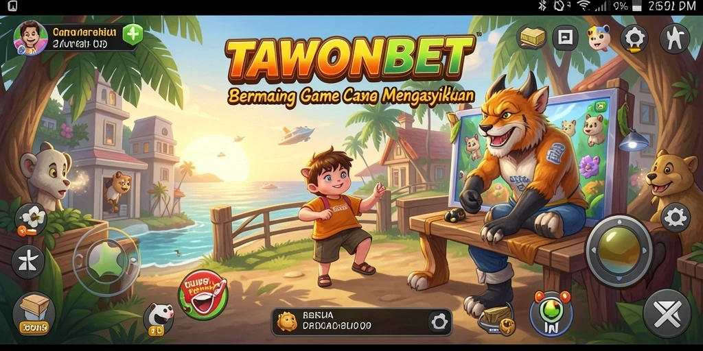 Tampilan gameplay TAWONBET yang seru dan menghibur.
